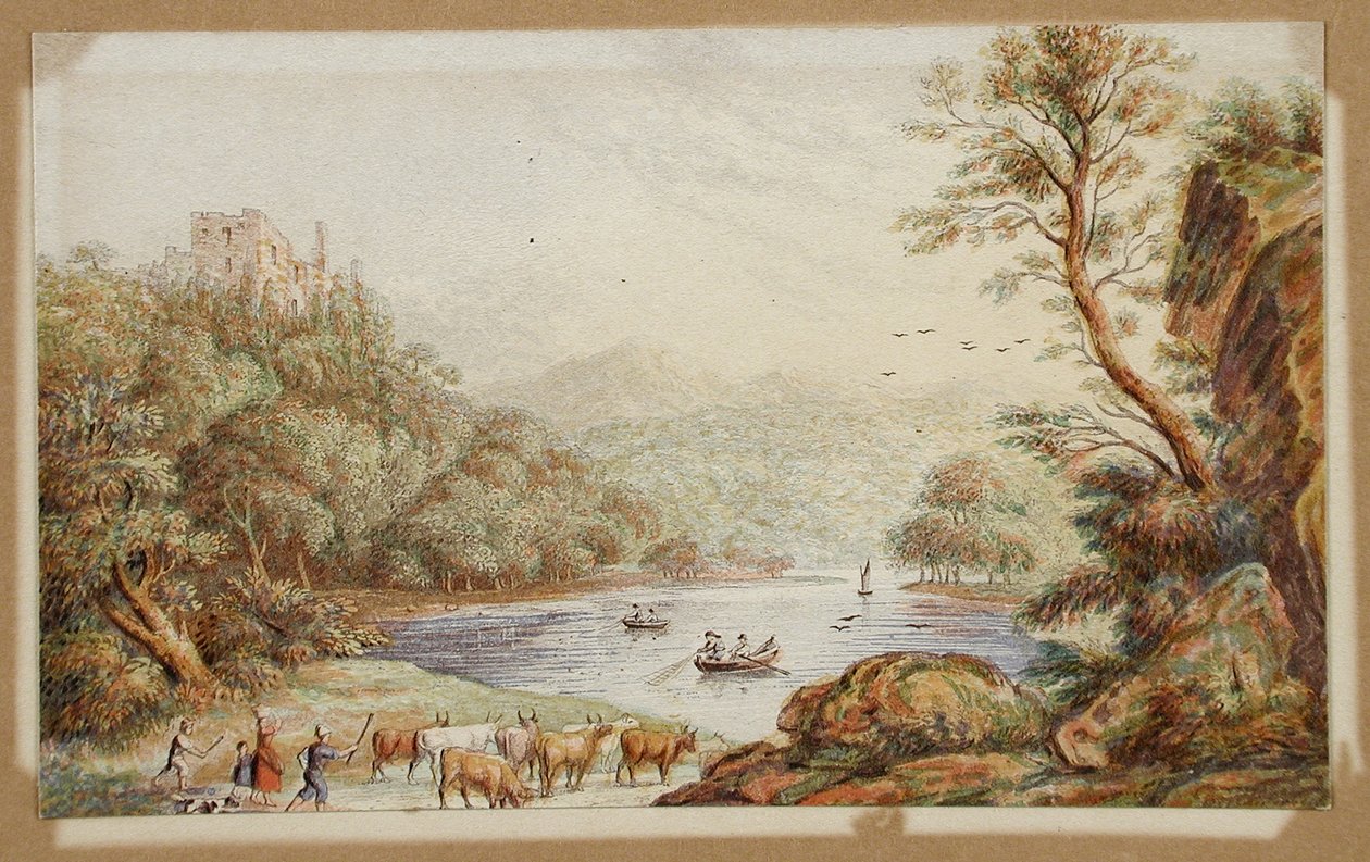 Brougham-kastély, Westmoreland alkotó: George Baxter