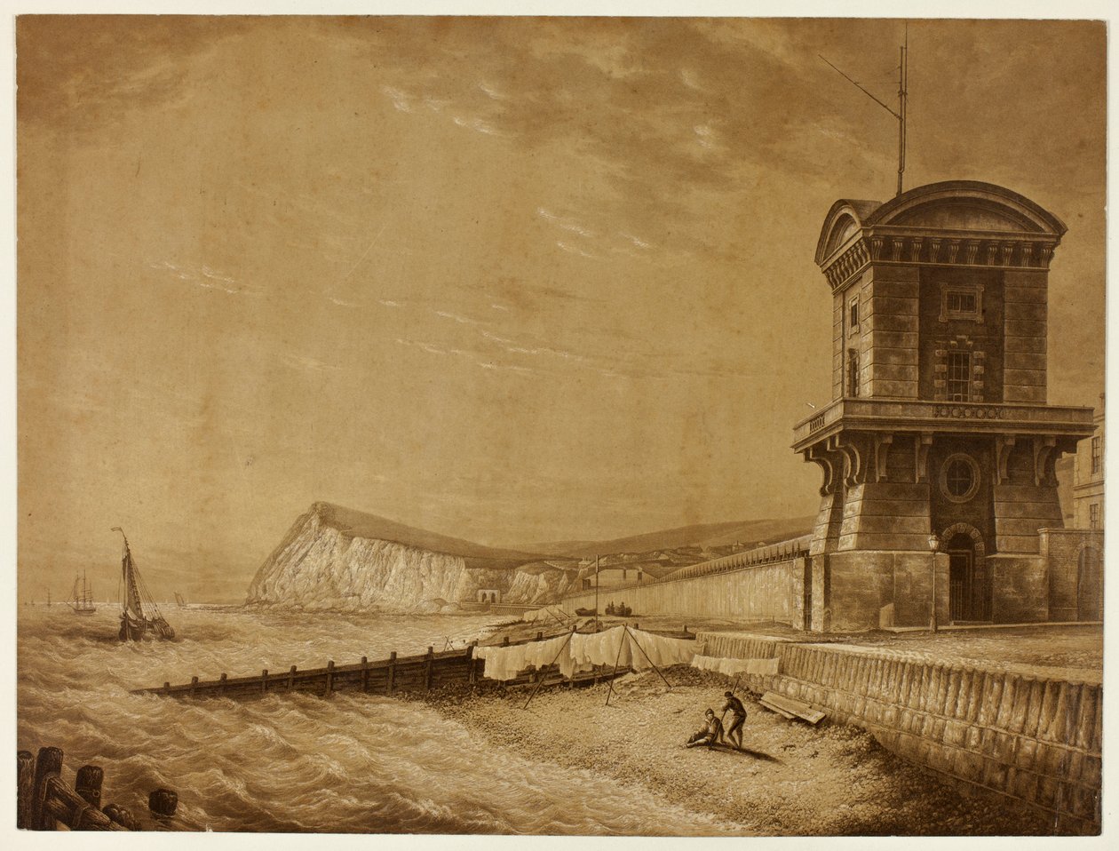 Dover-part alkotó: George Baxter