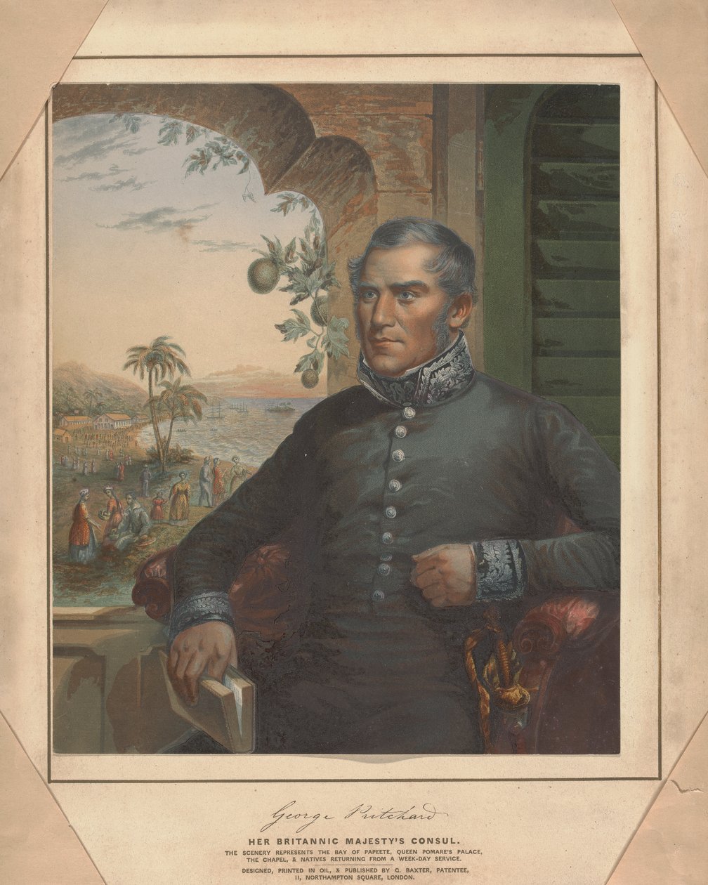 George Pritchard, Britanniai Őfelsége konzulja alkotó: George Baxter