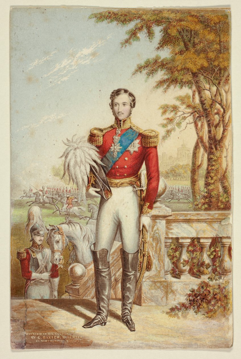 Albert királyi fenség herceg (szarvasbőr nadrág) alkotó: George Baxter
