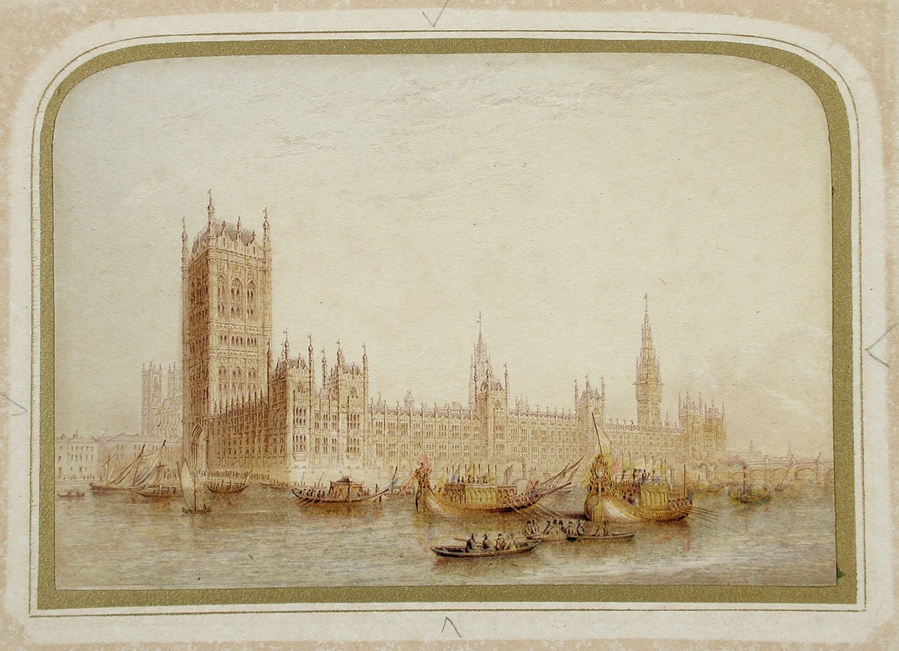 A Parlament épületei alkotó: George Baxter