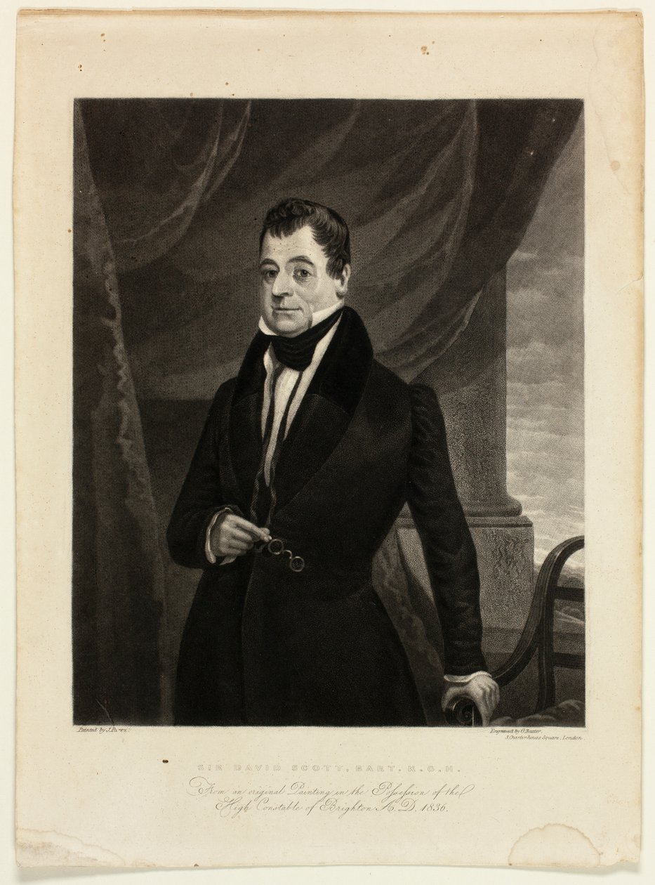 Sir David Scott, Bart., K.G.H. alkotó: George Baxter