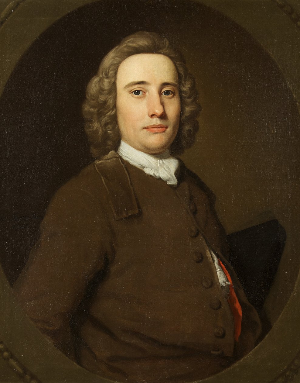 Barna ruhás férfi portréja alkotó: George Beare