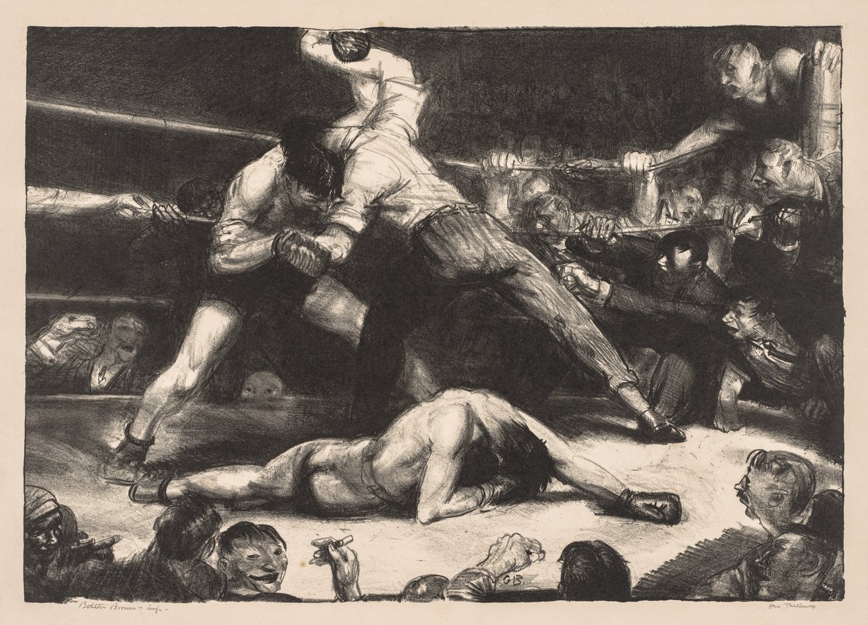 Egy kiütéses győzelem alkotó: George Bellows