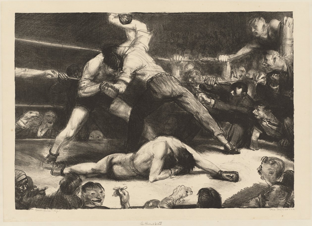 Egy kiütéses győzelem alkotó: George Bellows