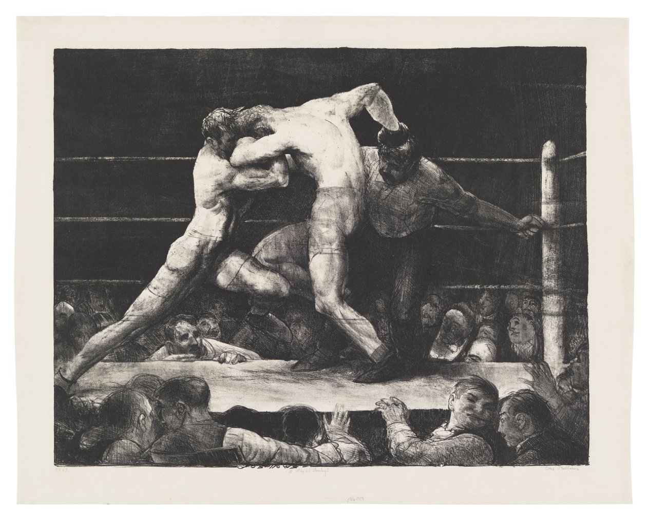 Egy szarvas a Sharkey’s-ben alkotó: George Bellows