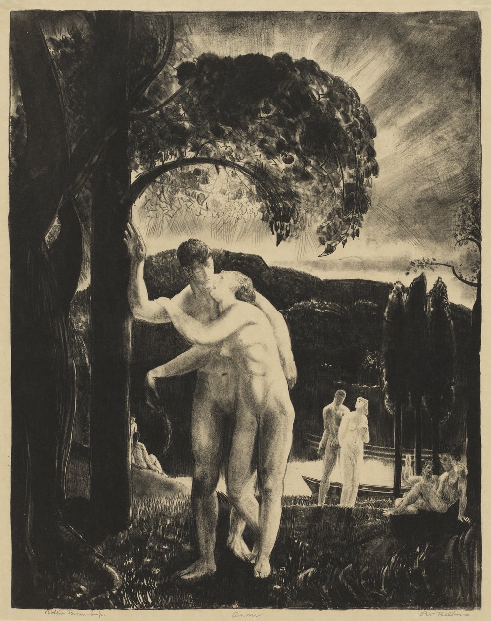 Szerelem alkotó: George Bellows