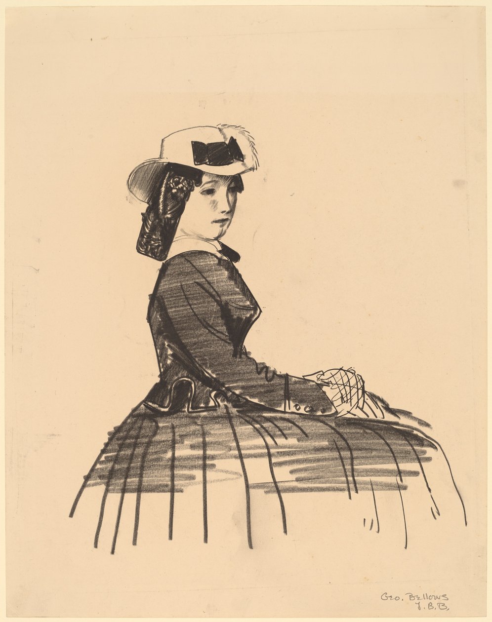 Egy ír lány alkotó: George Bellows