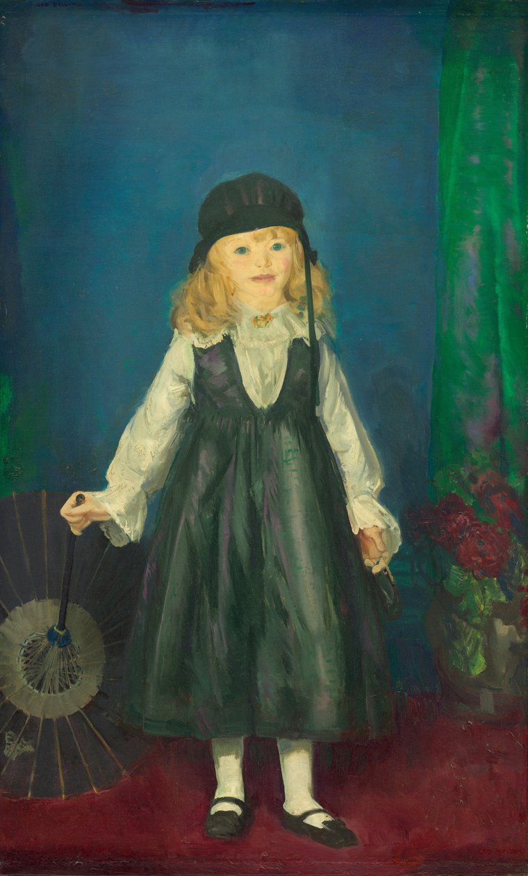 Anne japán napernyővel alkotó: George Bellows
