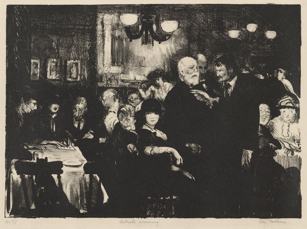 Művészek estje alkotó: George Bellows