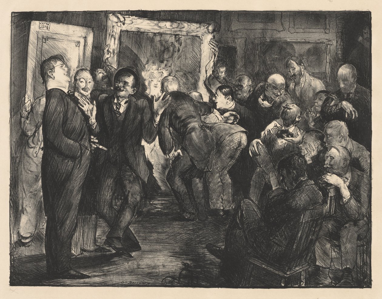 Művészek, akik műalkotásokat értékelnek alkotó: George Bellows