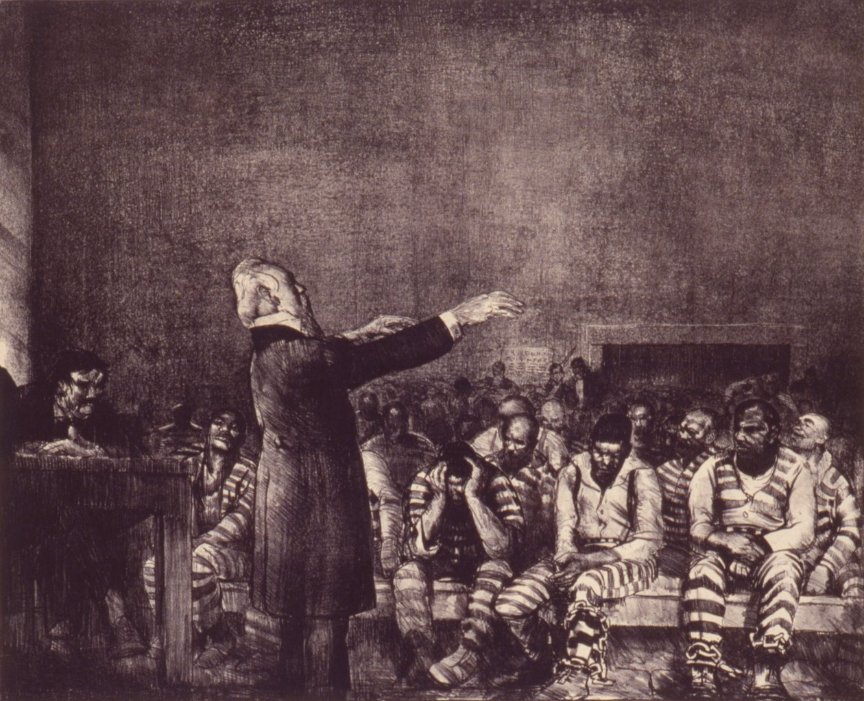 Áldás Grúziában alkotó: George Bellows