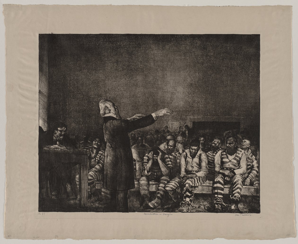 Áldás Grúziában alkotó: George Bellows