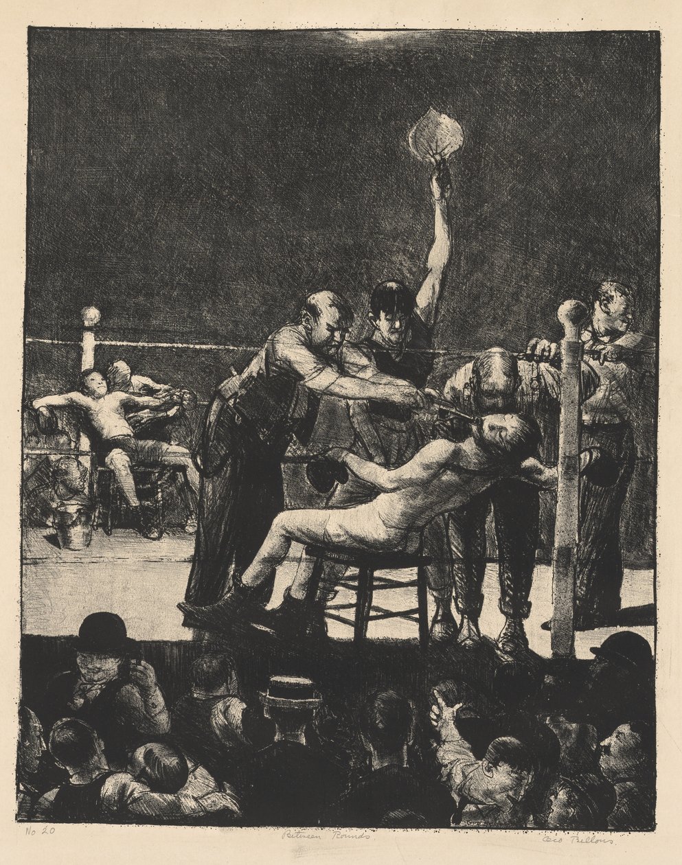 Körök között, kicsi, második kő alkotó: George Bellows