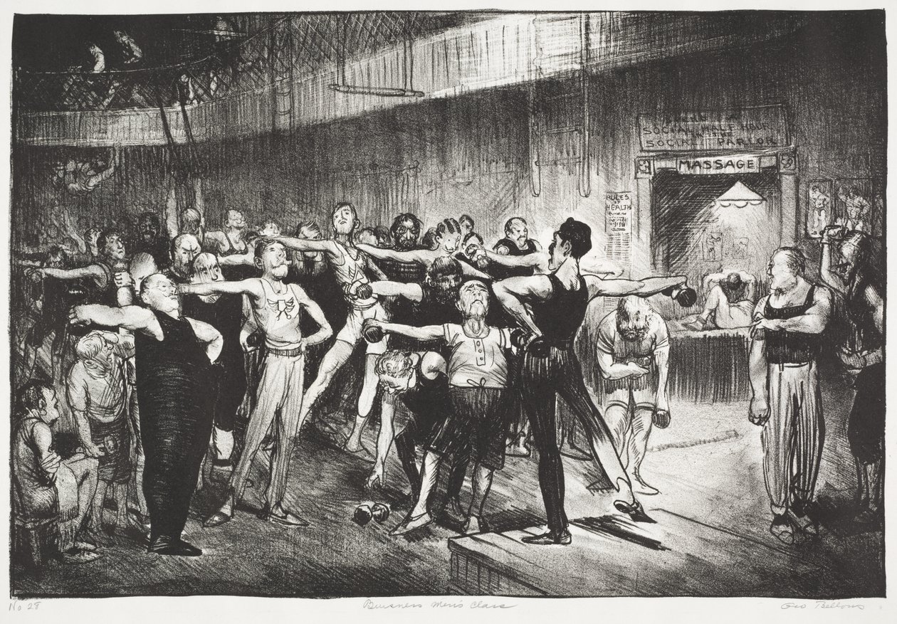 Üzletemberek tanfolyama alkotó: George Bellows