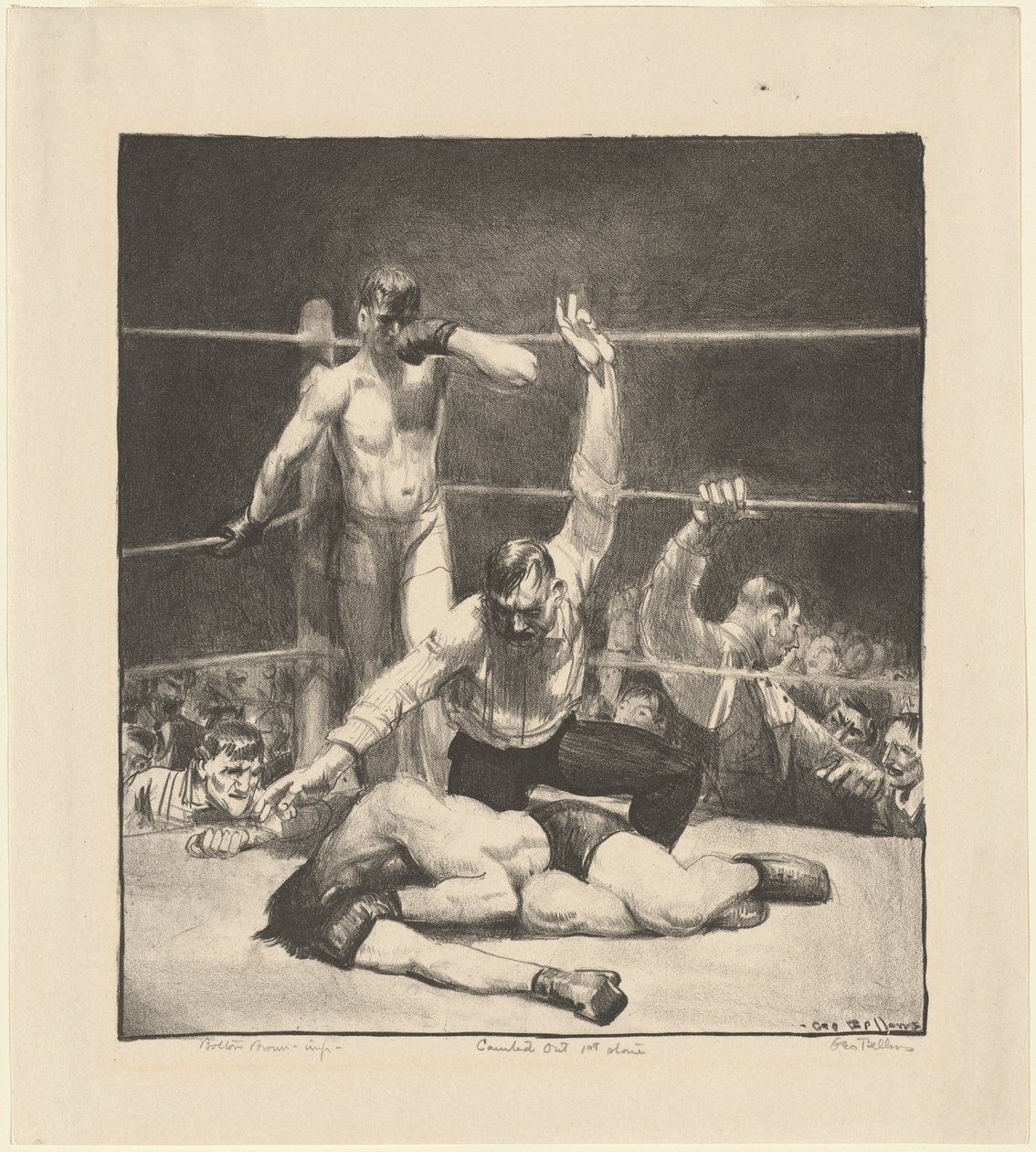 Kiszámítva, az első lépés alkotó: George Bellows