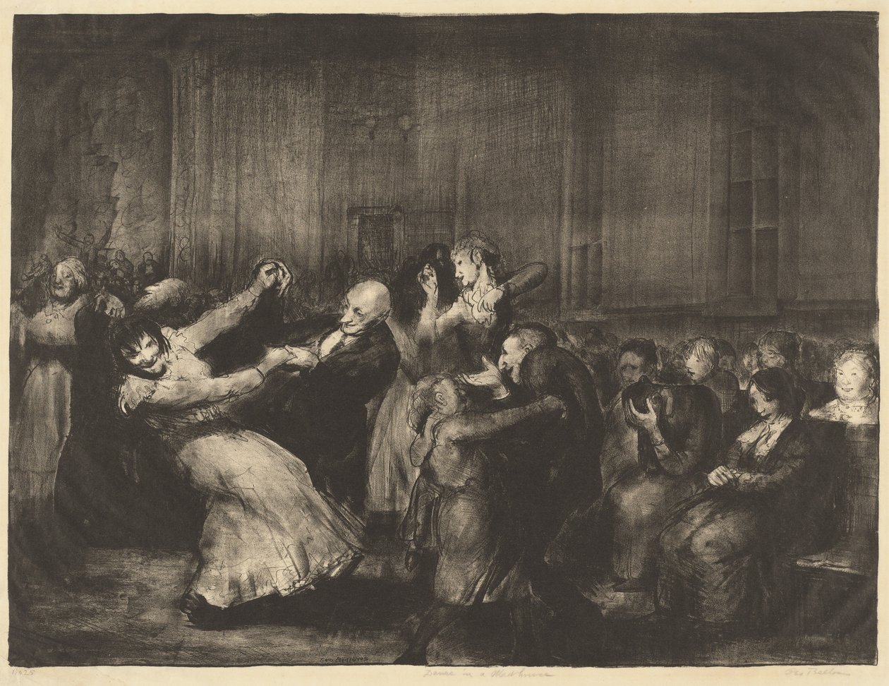 Tánc az őrültek házában alkotó: George Bellows