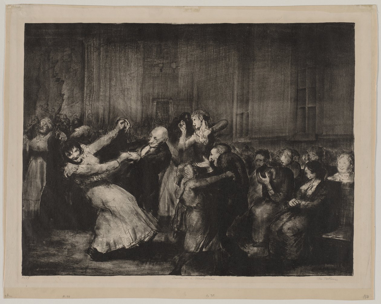 Tánc egy elmegyógyintézetben alkotó: George Bellows
