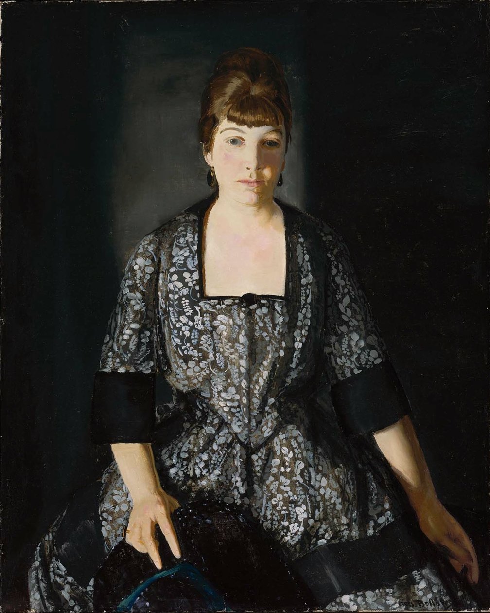Emma a fekete nyomtatásban alkotó: George Bellows