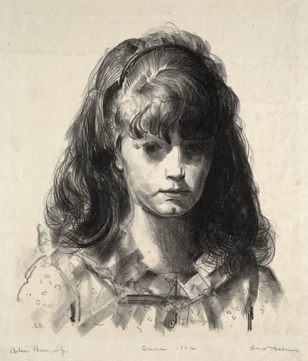 Anne vezetője alkotó: George Bellows