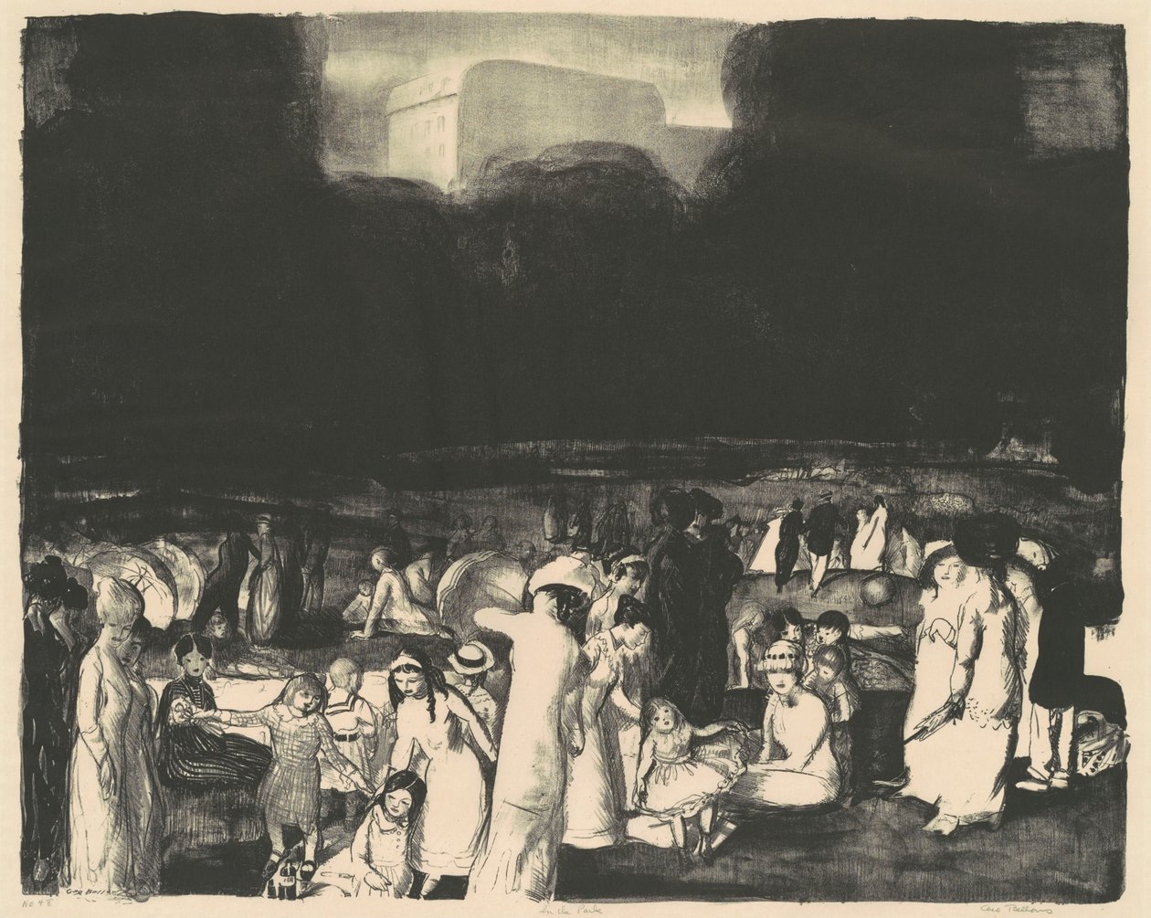 A Parkban, Sötét alkotó: George Bellows
