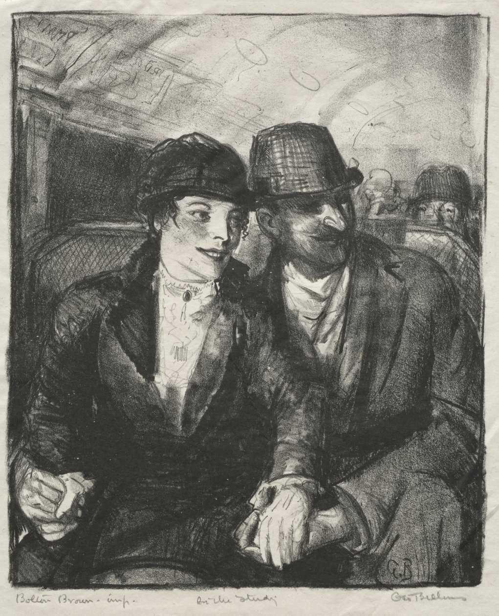 A metróban alkotó: George Bellows