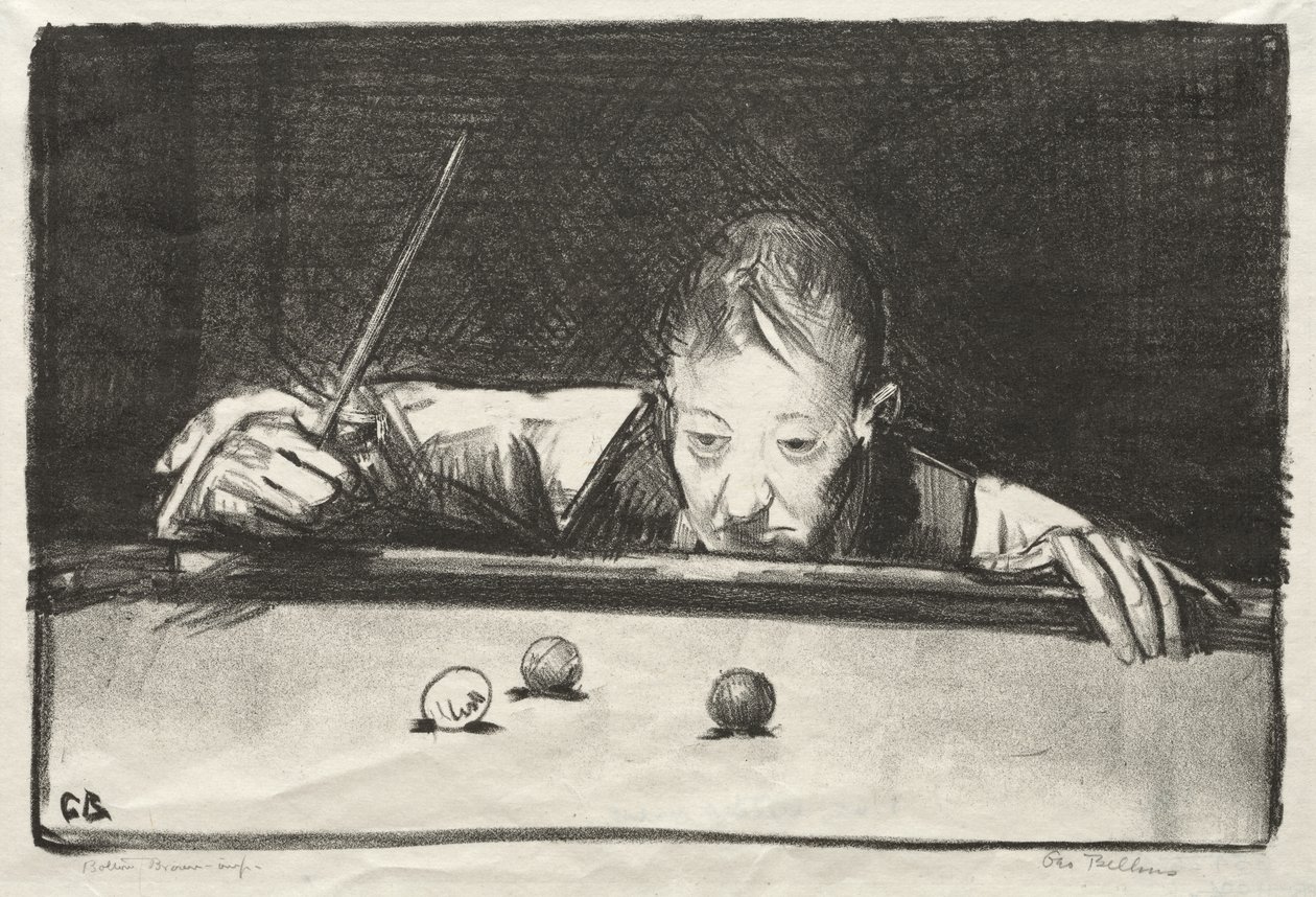 Beltéri sportoló alkotó: George Bellows