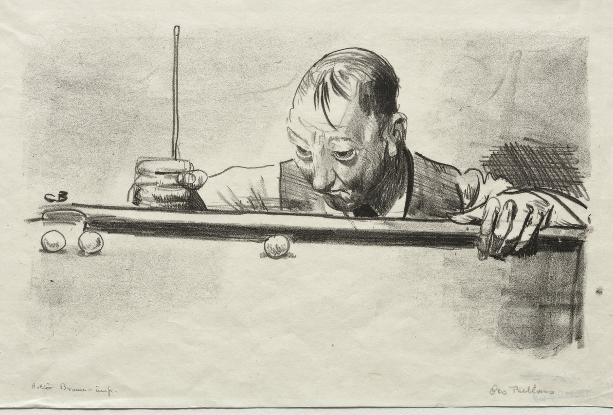 Beltéri sportoló, második kő alkotó: George Bellows