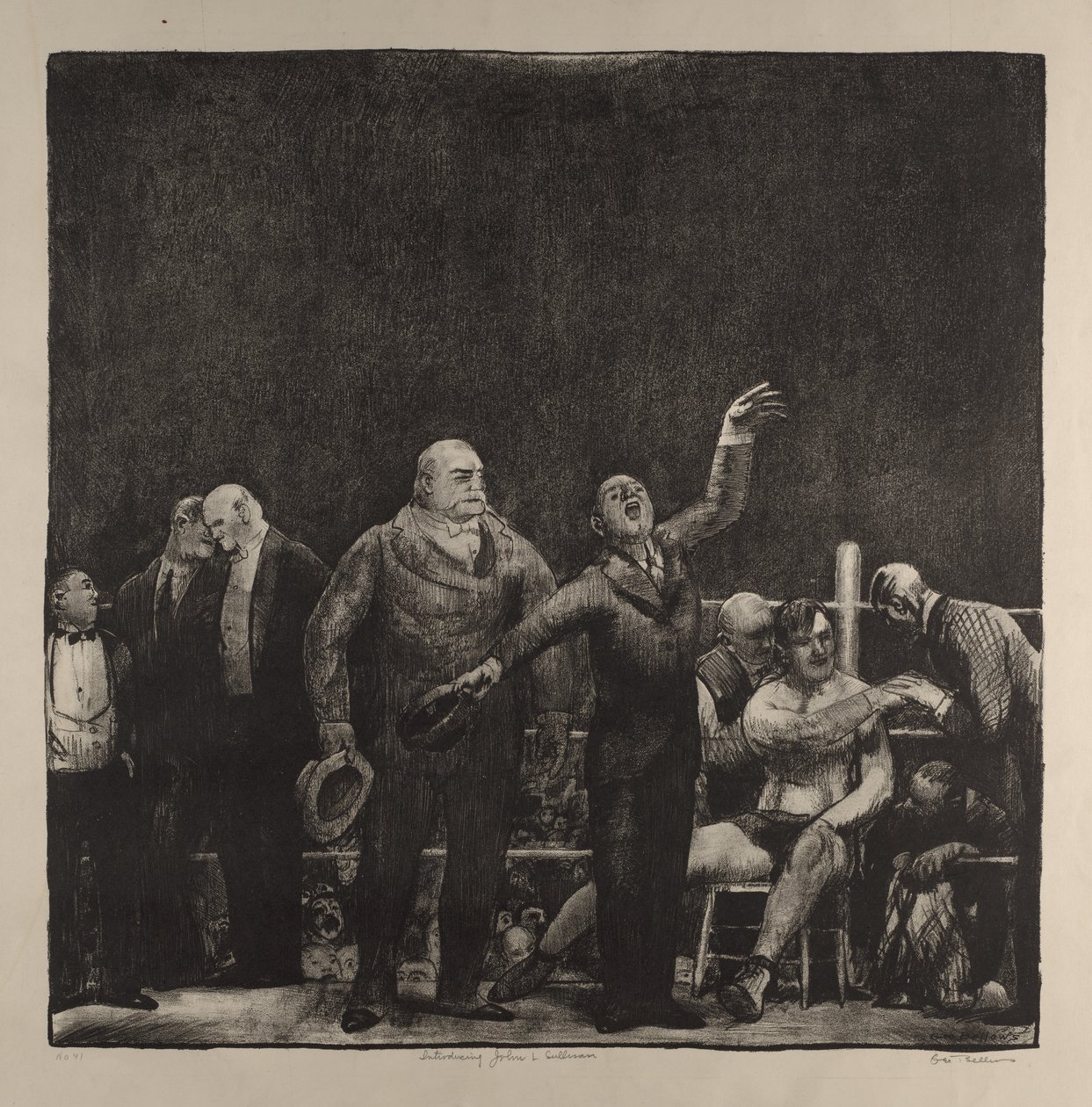 Bemutatjuk John L. Sullivant alkotó: George Bellows