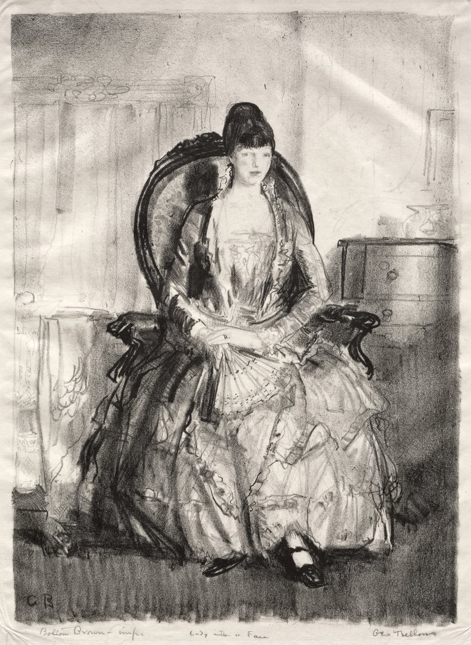 A legyezős hölgy alkotó: George Bellows