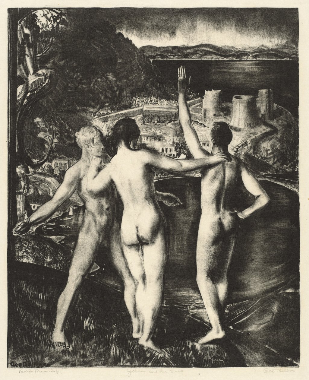 Lychnis és fiai alkotó: George Bellows