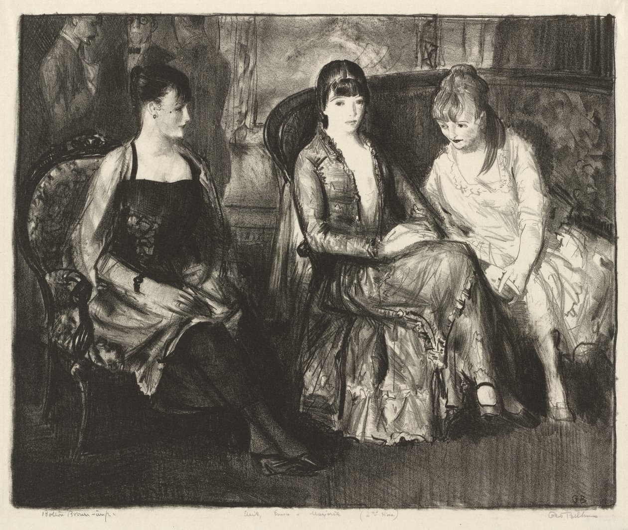 Marjorie, Emma és Elsie, Második kő alkotó: George Bellows