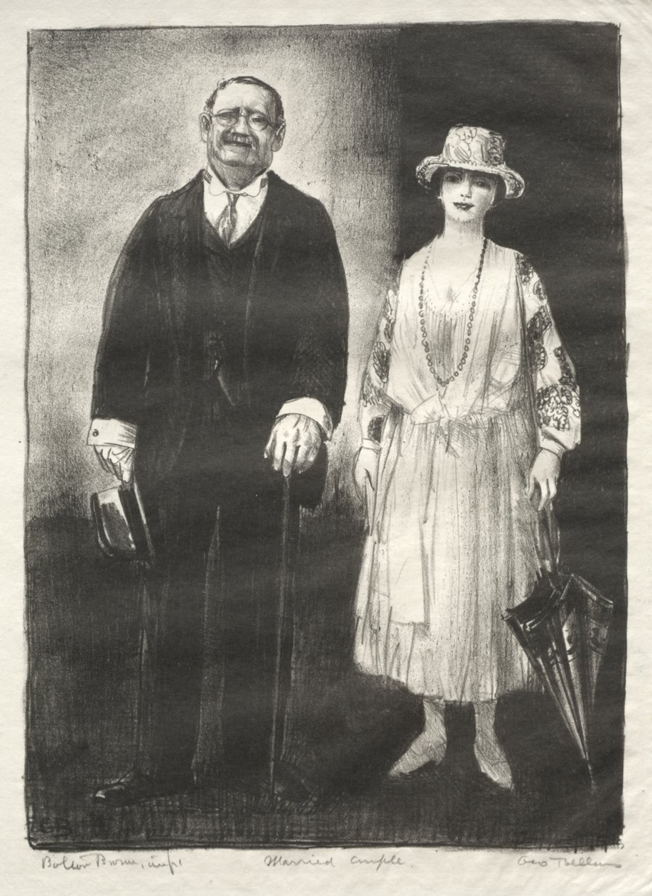 Házaspár alkotó: George Bellows