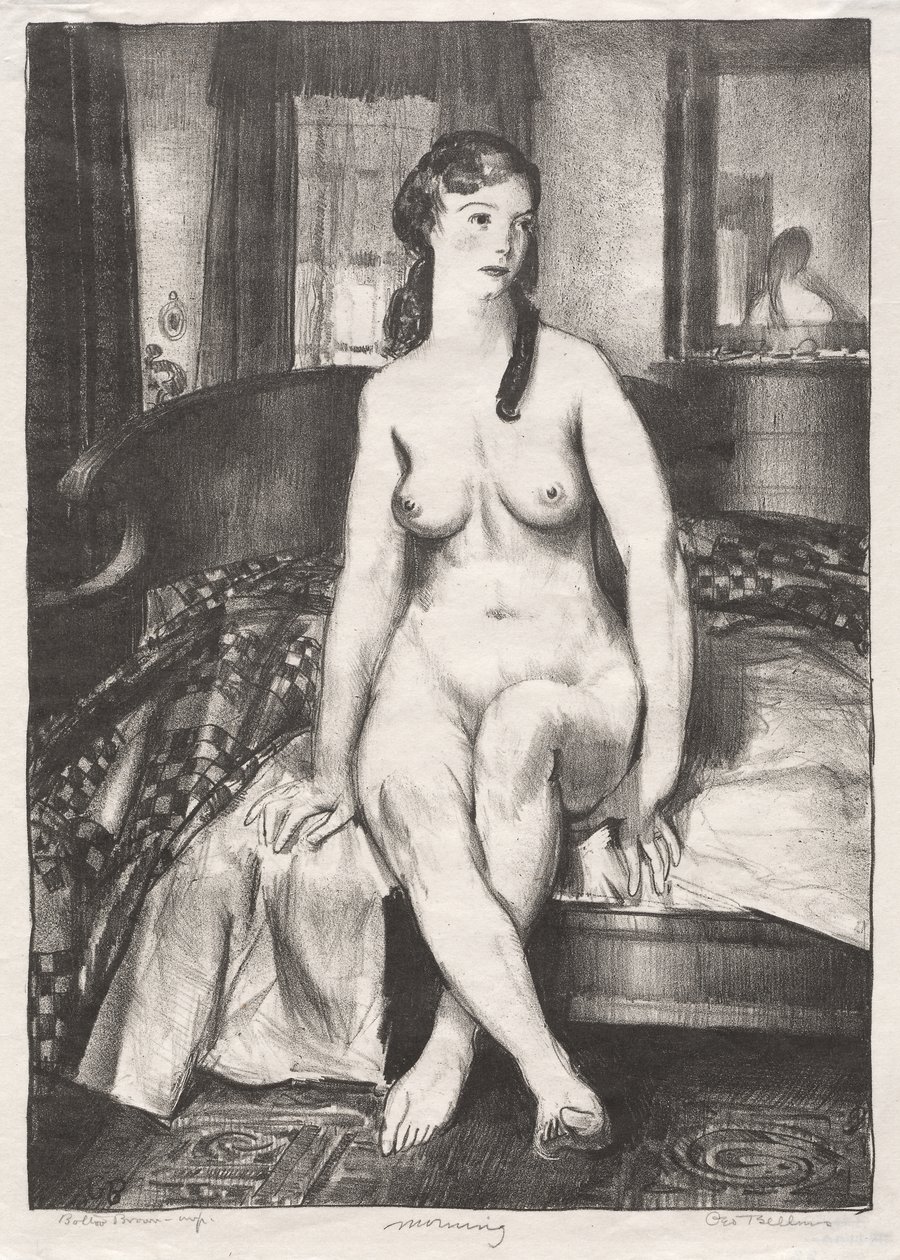 Reggel, Meztelen az ágyon, Második kő alkotó: George Bellows