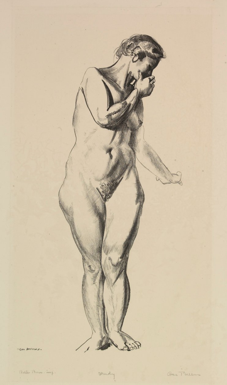 Akt tanulmány alkotó: George Bellows