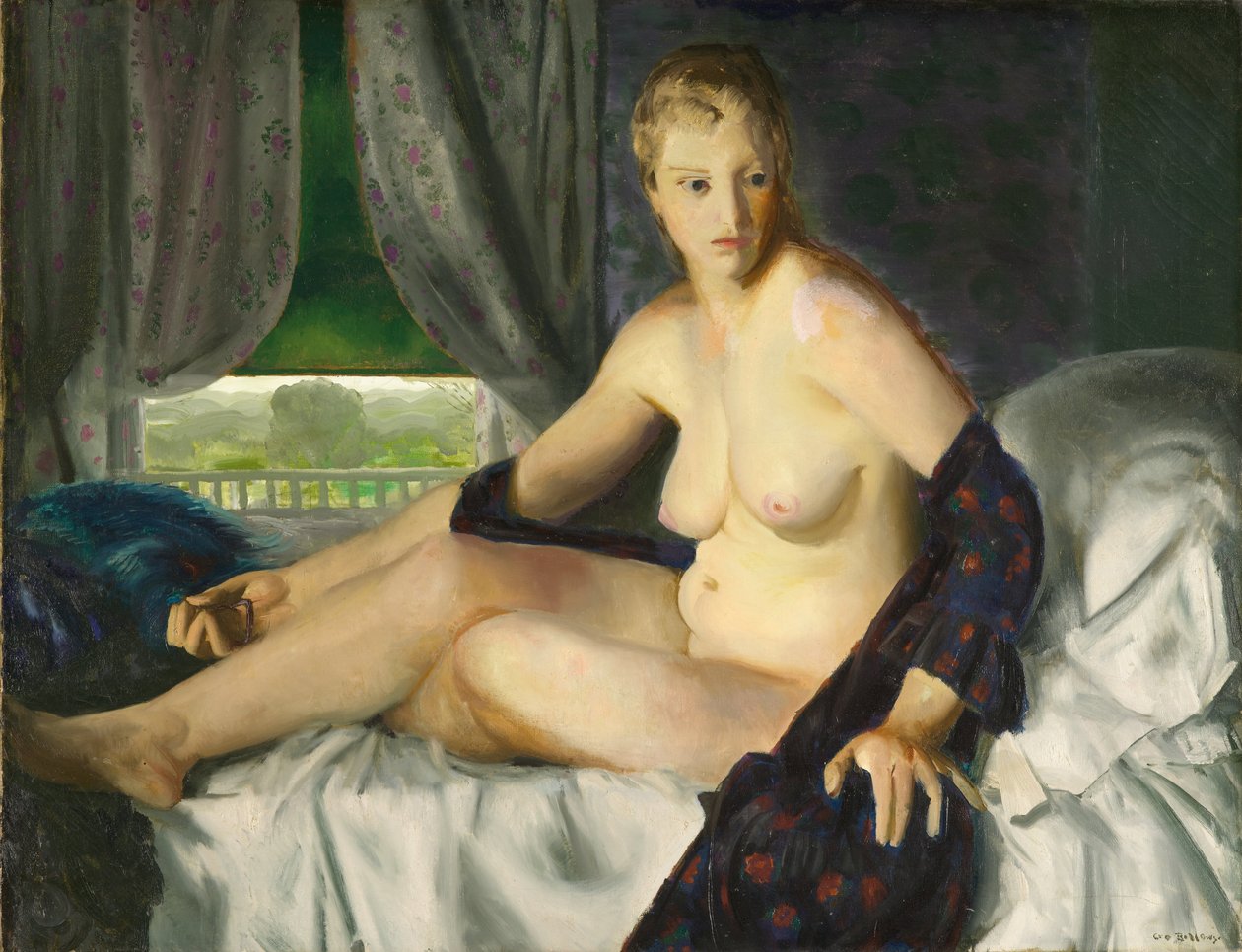 Meztelen Fan alkotó: George Bellows