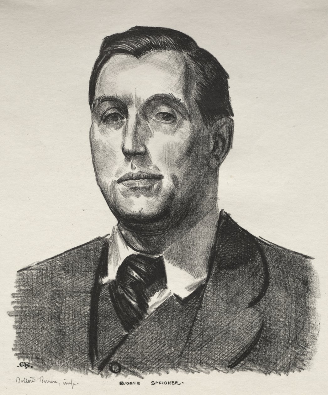 Eugene Speicher portréja, Második kő alkotó: George Bellows