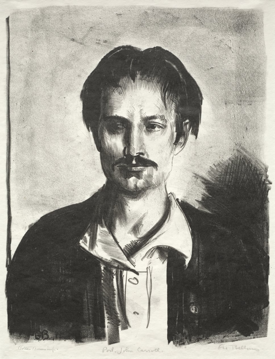 John Carroll portréja alkotó: George Bellows