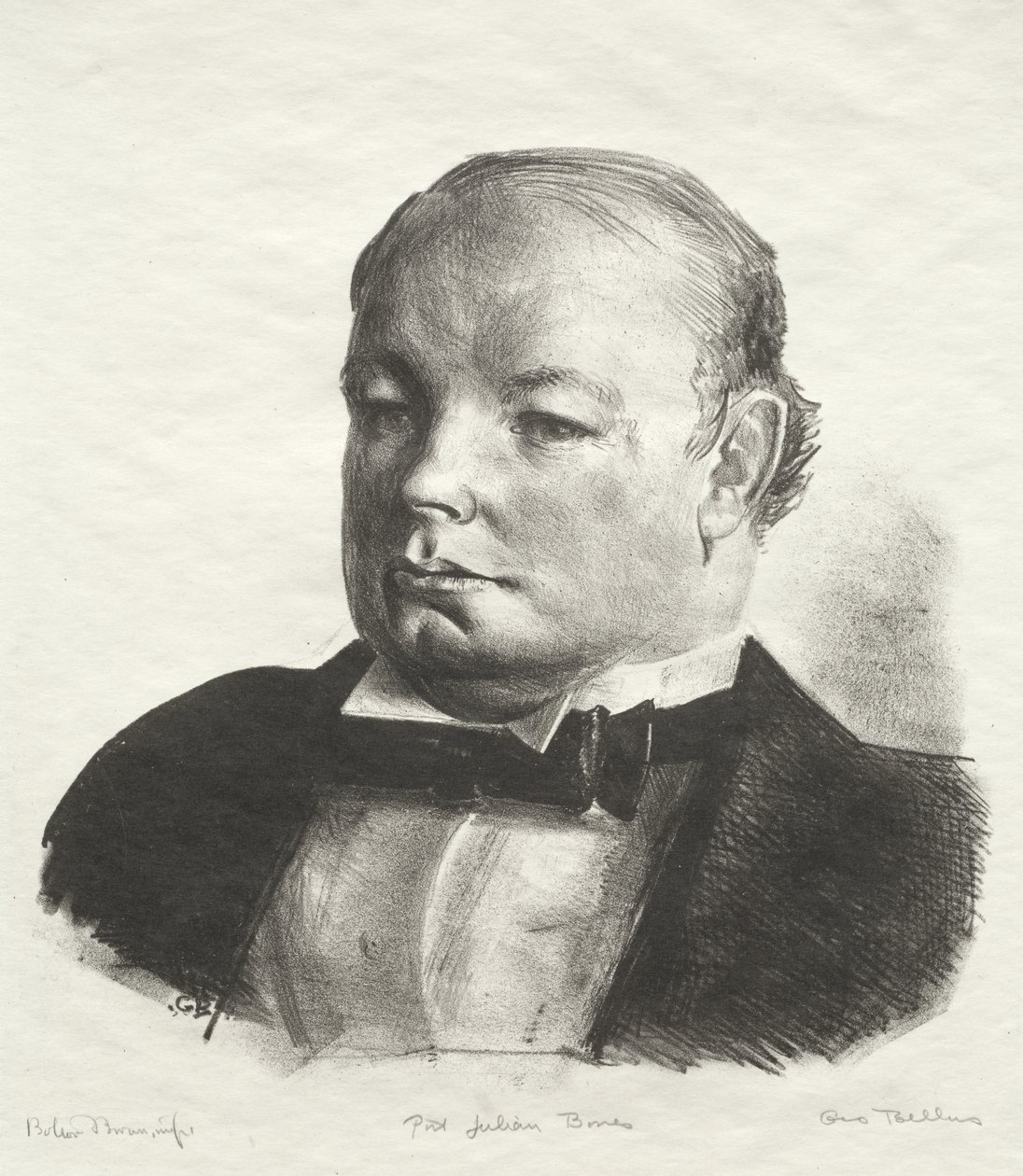 Julian Bowes portréja alkotó: George Bellows