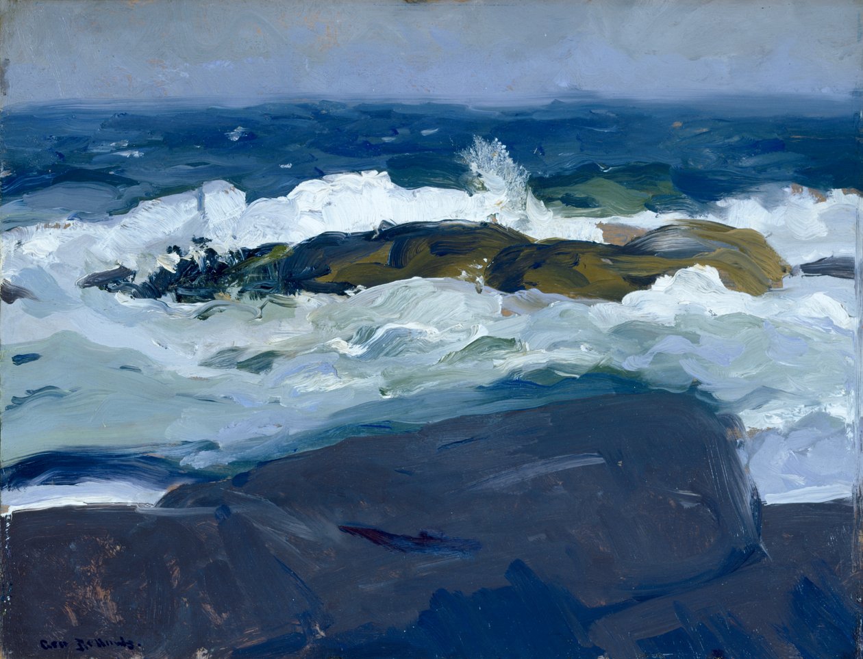 Rock Reef, Maine alkotó: George Bellows