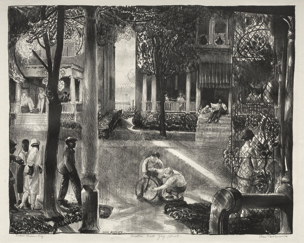 East Gay Street 16. alkotó: George Bellows