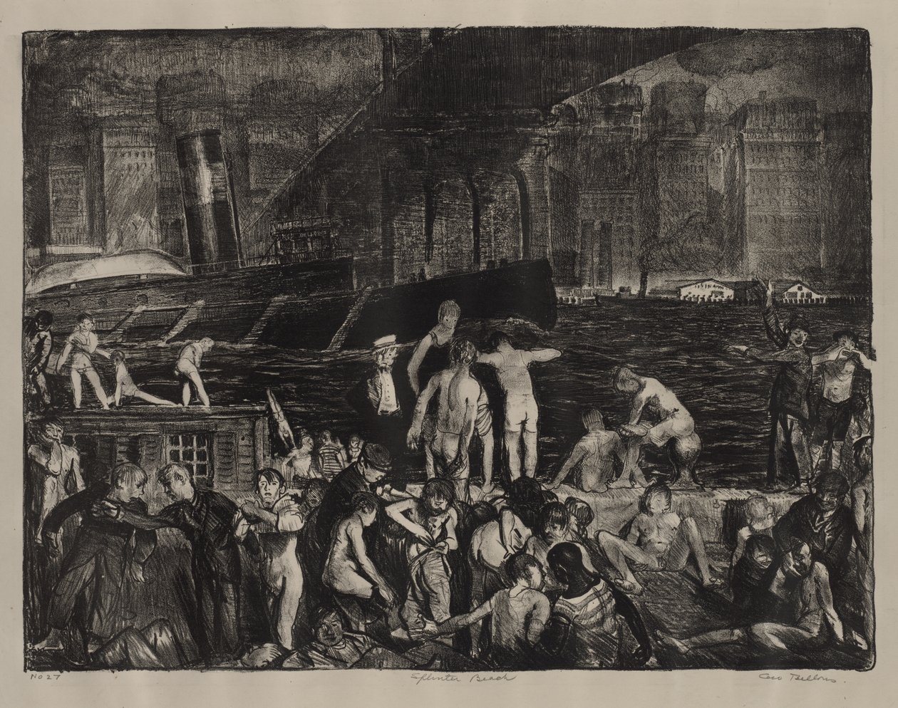 Splinter Beach alkotó: George Bellows