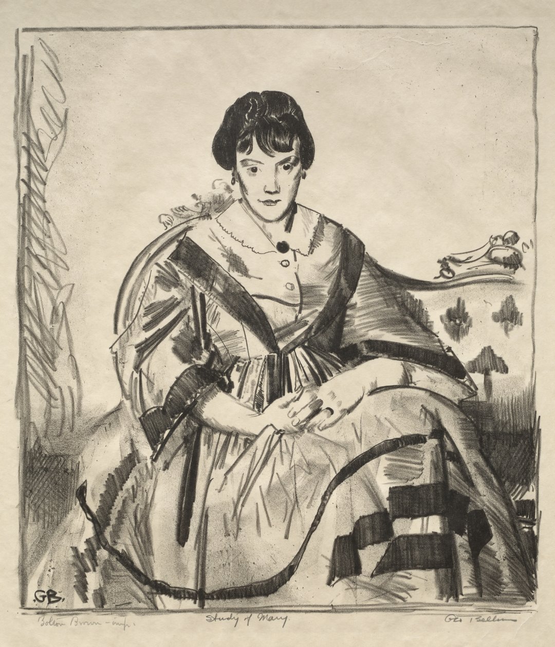 Mária-tanulmány alkotó: George Bellows