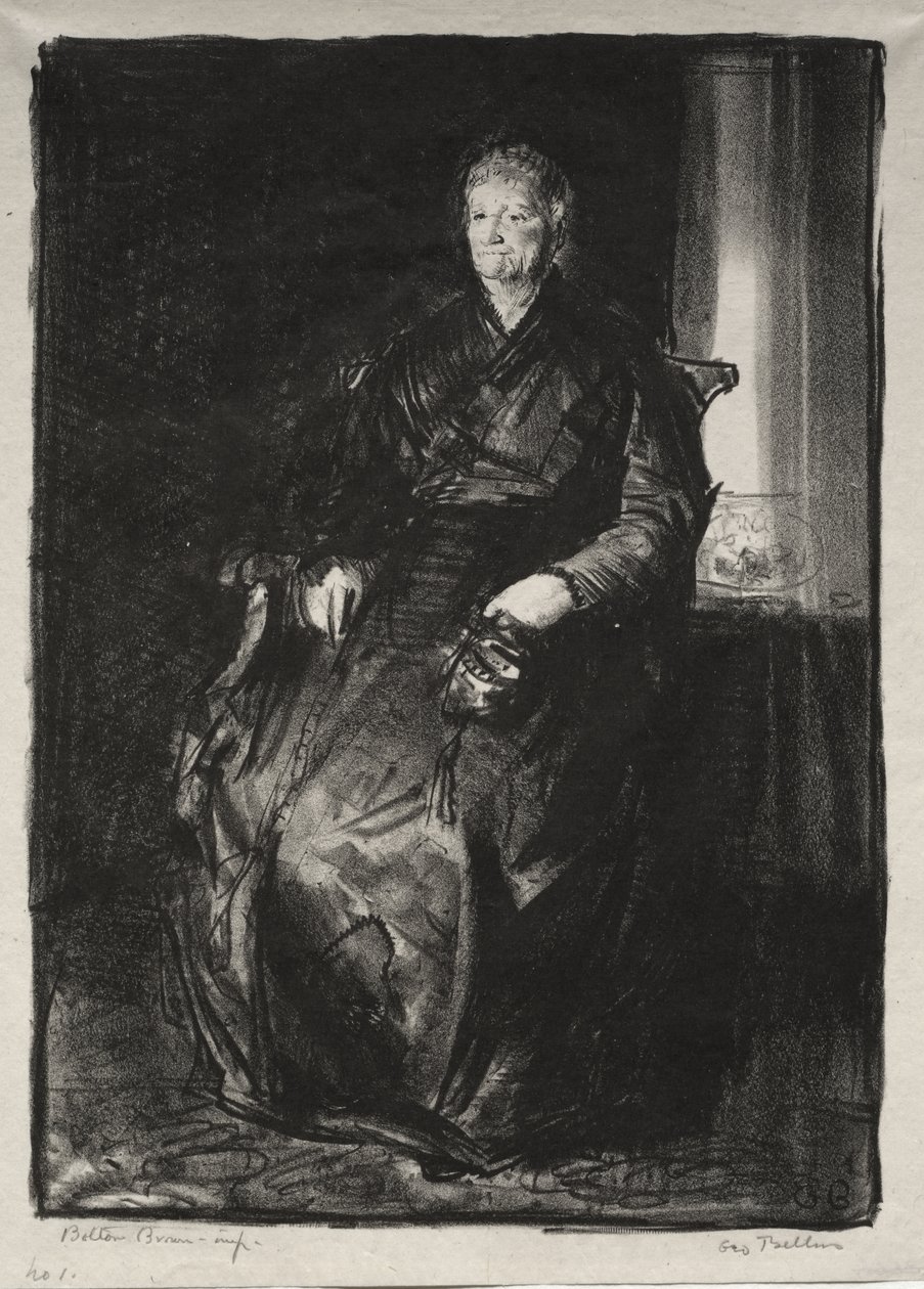 Anyám tanulmánya, Első kő alkotó: George Bellows