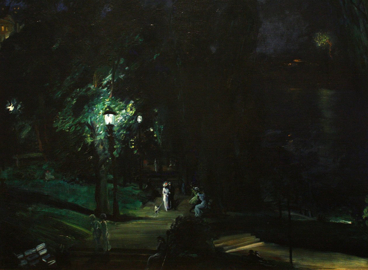 Nyári éjszaka, Riverside Drive alkotó: George Bellows