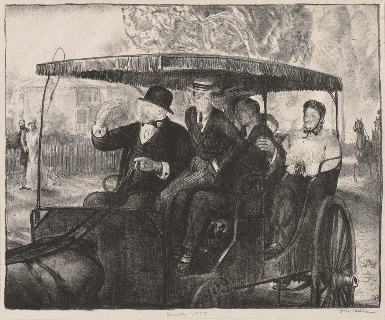 1897. vasárnap alkotó: George Bellows