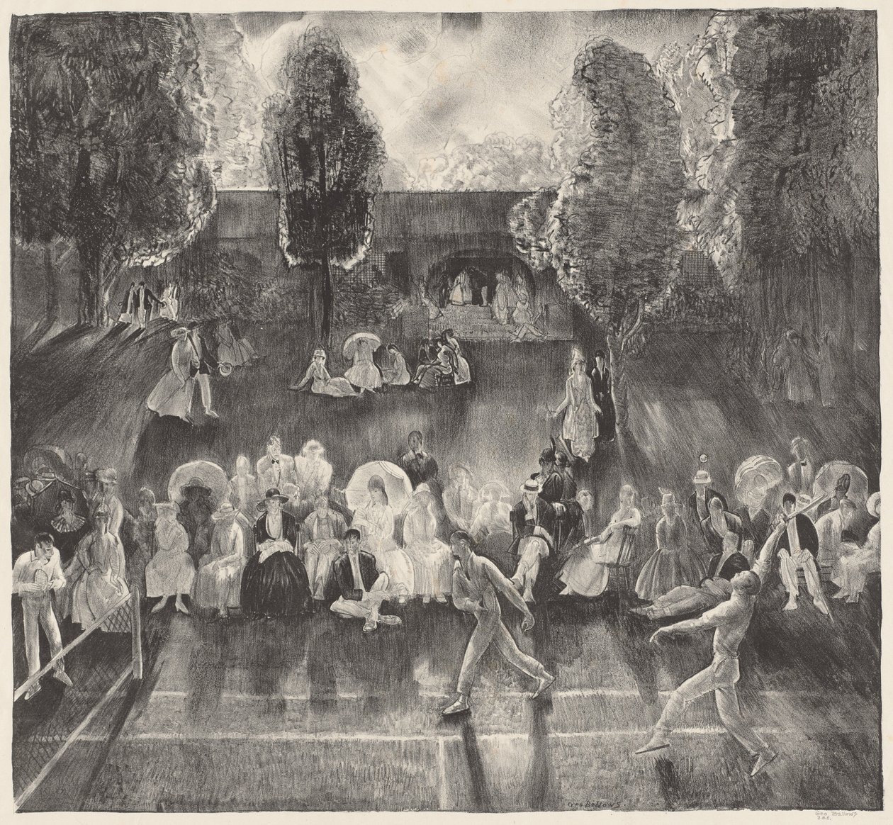 Tenisz alkotó: George Bellows