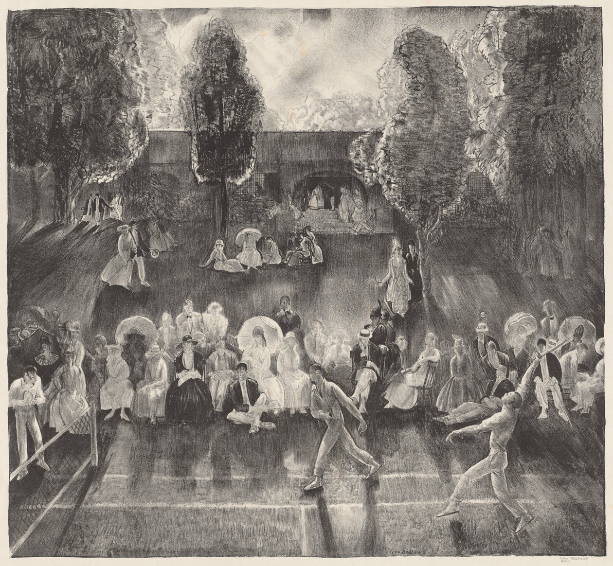Tenisz alkotó: George Bellows