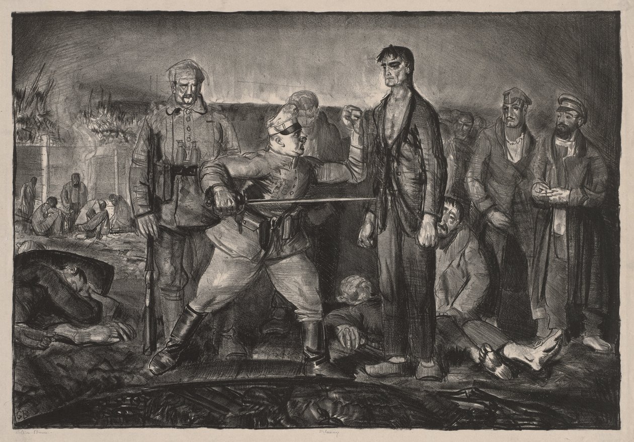 Delaney őrmester esete alkotó: George Bellows