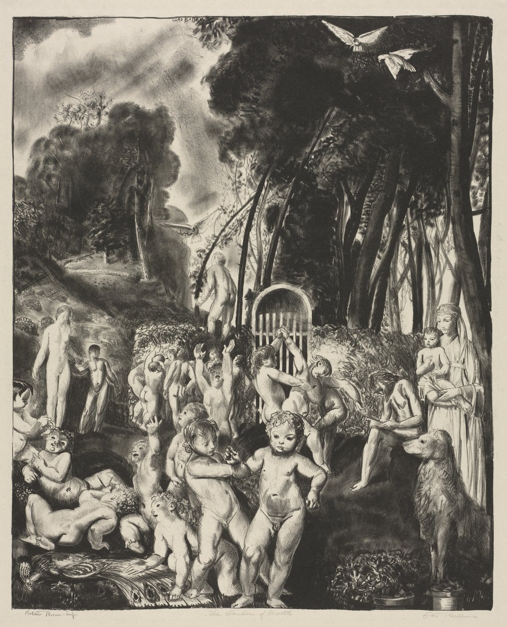 A növekedés kertje alkotó: George Bellows